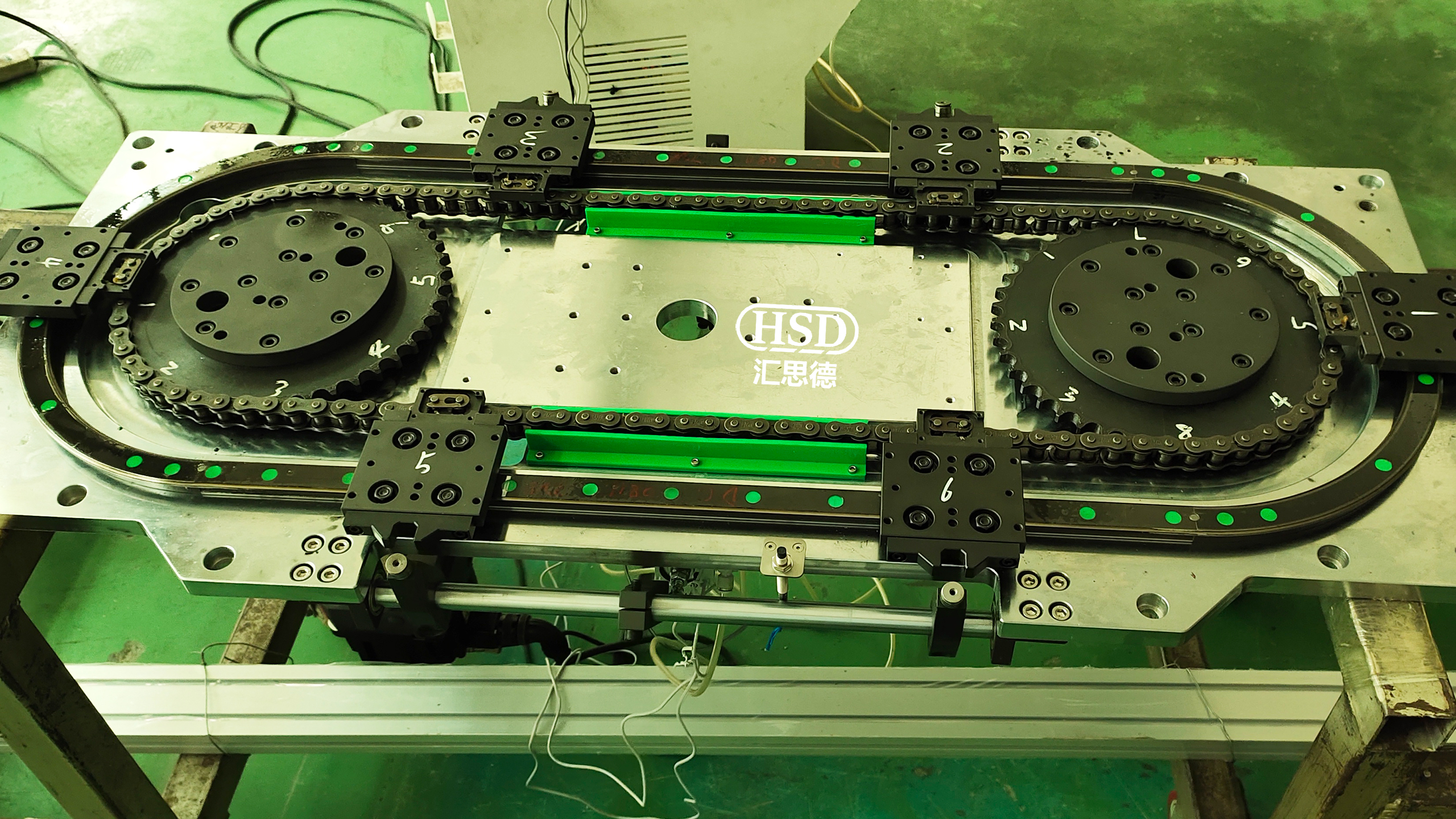 环形导轨输送线V型导轨滑块负载能力的关键